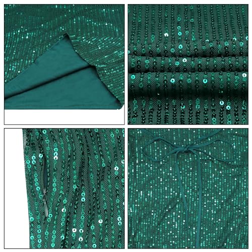 Image of Women Sparkle Sequins Mini Dress Sexy Tie Back Bodycon Dress Long Sleeve Shiny Evening Dresses Night Out Party Outfits