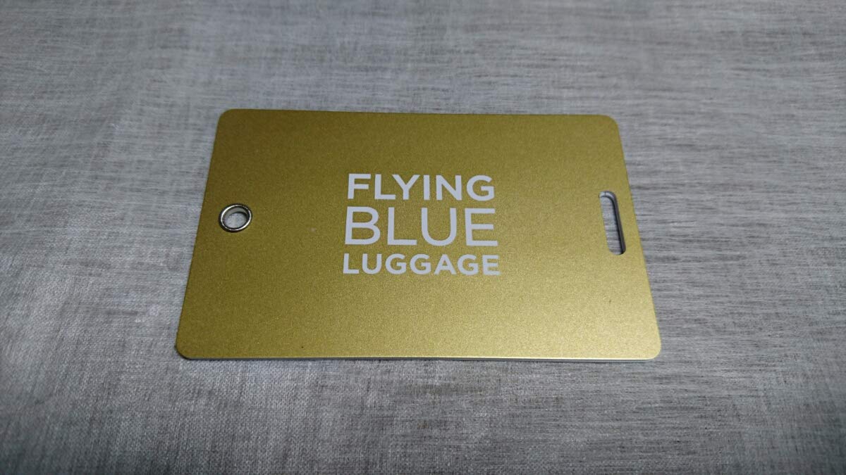 【新品】エールフランス航空 フライングブルー プラチナ会員 旅行 ラゲージタグ エールフランス プラチナメンバー限定 ラゲージタグ ネームタグの通販