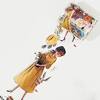 Vista 1 de WT Carefree - Cinta de PET ancha, rollo individual, diseños originales de personajes, decoración transparente para diarios, planificadores