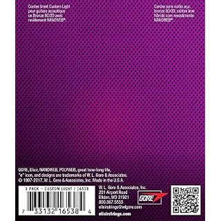 Elixir Nanoweb 80/20 Acoustic Strings 11-52 16538-3 pack - Les Beatles, Paul McCartney, John Lennon, RIngo Starr, George Harrison Elixir Nanoweb 80/20 Acoustic Strings 11-52 16538-3 pack – Image 6