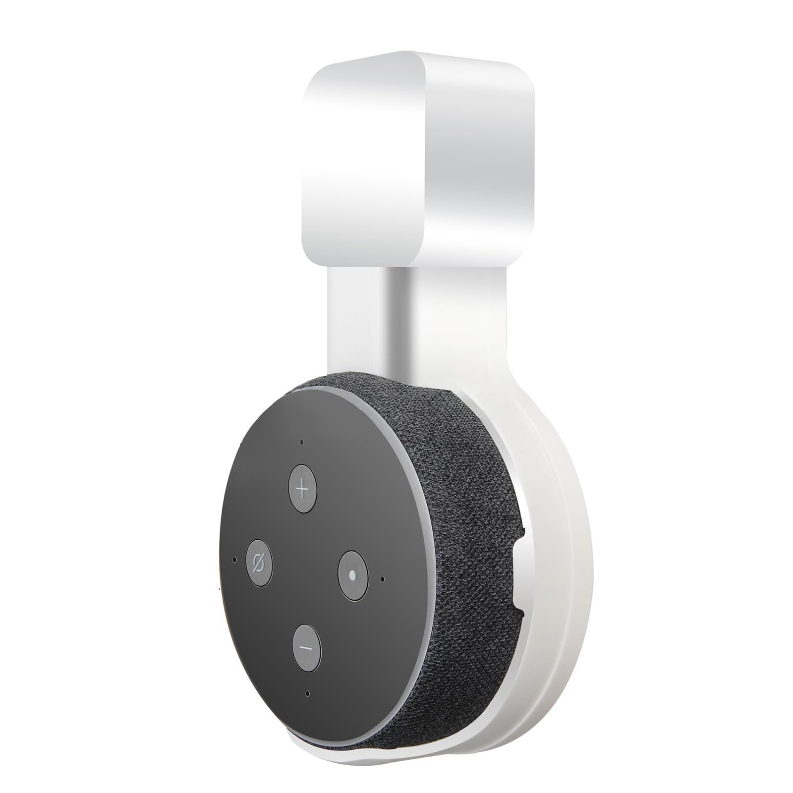 KooriumWall Mount Holder for Echo Dot 3rd, Socket Stand for Amazon Echo Dot 3rd Generation, Smart Home Speaker Hanger for Kitchens Bathroom Bedroom Dot QF286