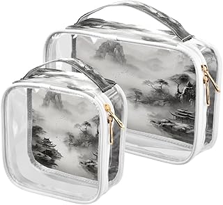 ALAZA Chinese Mountain Watercolor 2 Pcs Stora...