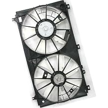 1 Pcs Dual Radiator and Condenser Fan Assembly