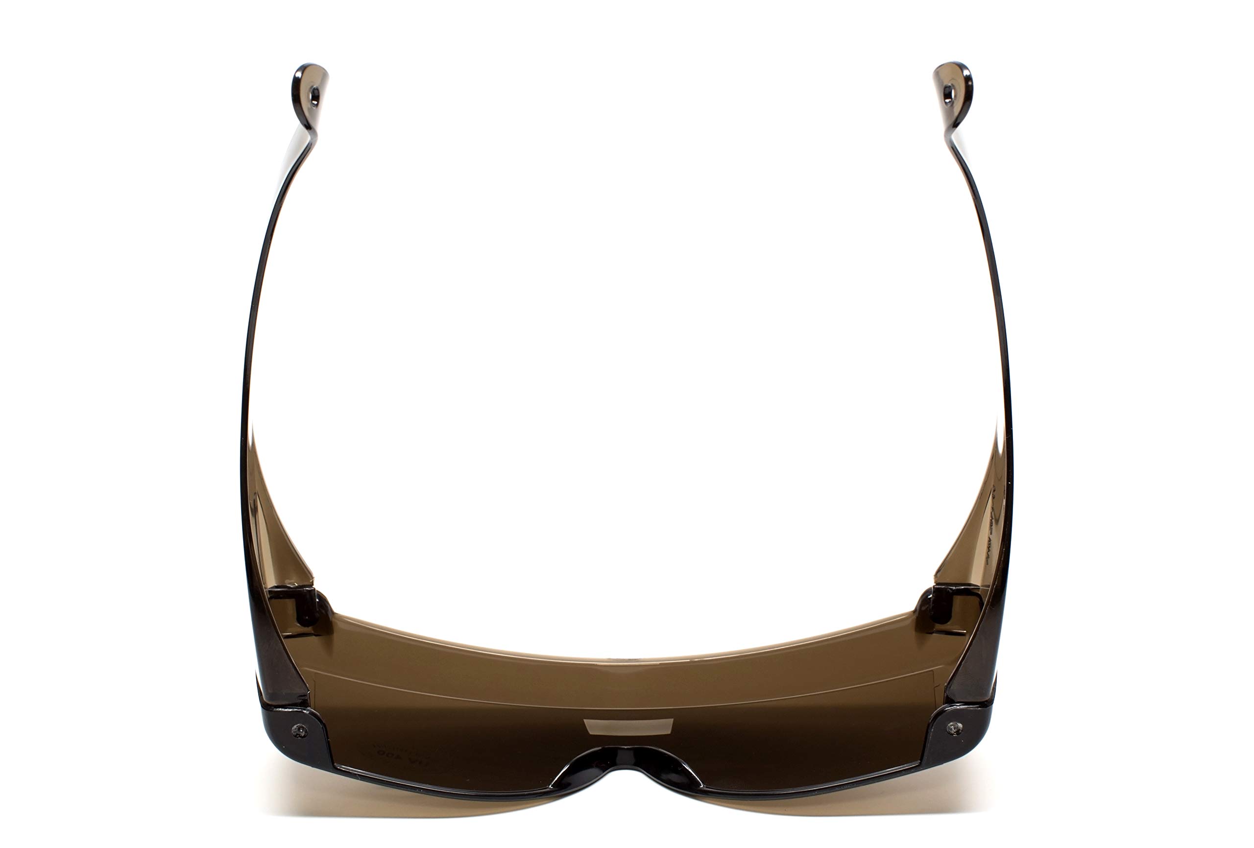 Calabria 3000 gafas de seguridad grandes Fitover sobre gafas graduadas | 100% protección UVA/UVB | patillas transparentes | cobre