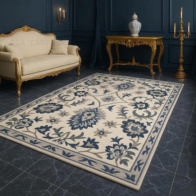 Image of zia carpets Hand Tufted Woollen Modern Collection Bedroom & Living Room Carpet Size 6 x 9 feet