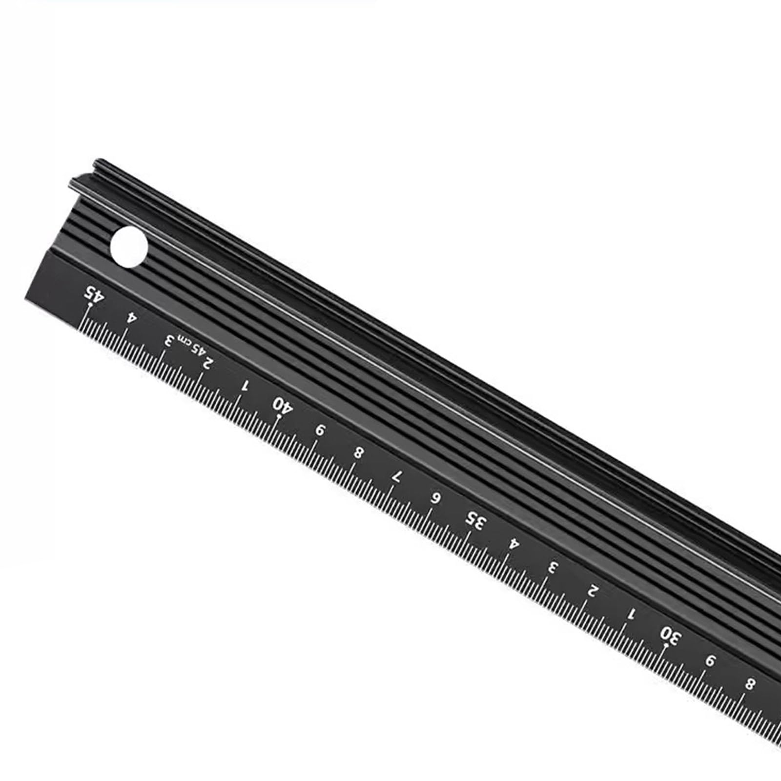 Multifunctional Metal Drafting Ruler Aluminum Alloy with Metric Scale for Students Architects Engineering Drafting Aluminum Alloy