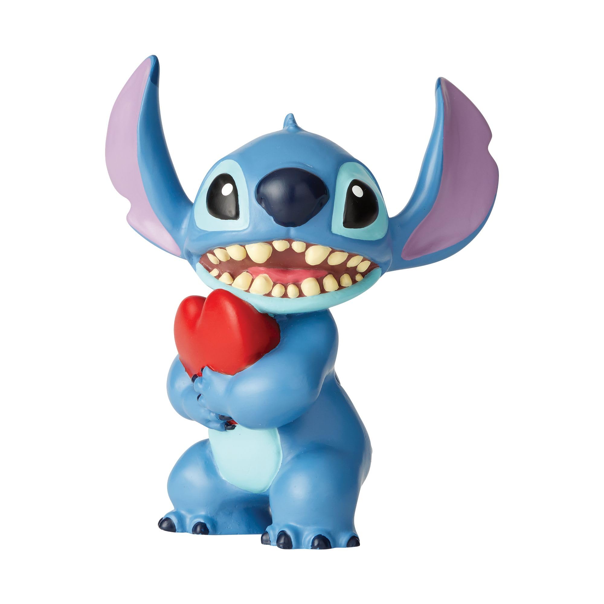 Disney Showcase Lilo and Stitch Heart Mini Figurine, 2.5 Inch, Multicolor