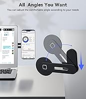 Vista 5 de CloudValley - Soporte magnético de teléfono para portátil, soporte lateral ajustable para monitor de teléfono para iPhone 12 Pro Max / 12 Pro / 12