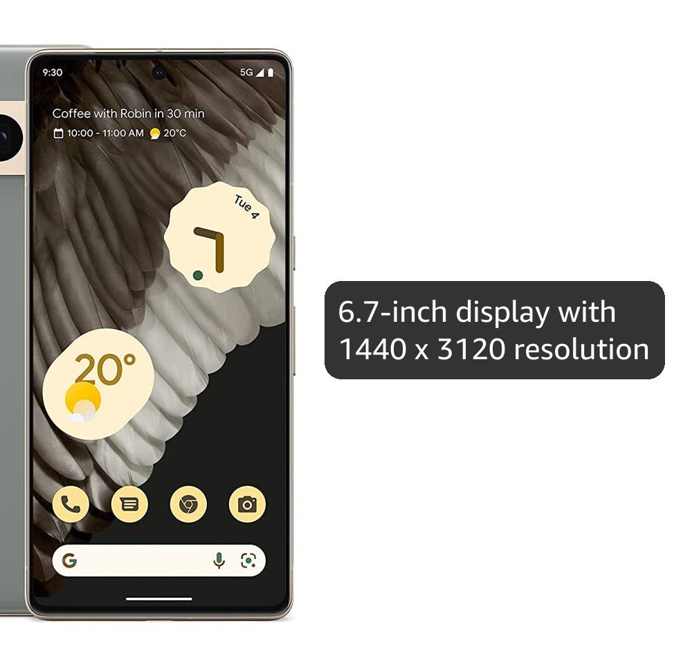 Google Pixel 7 Pro – Unlocked Android 5G smartphone with telephoto