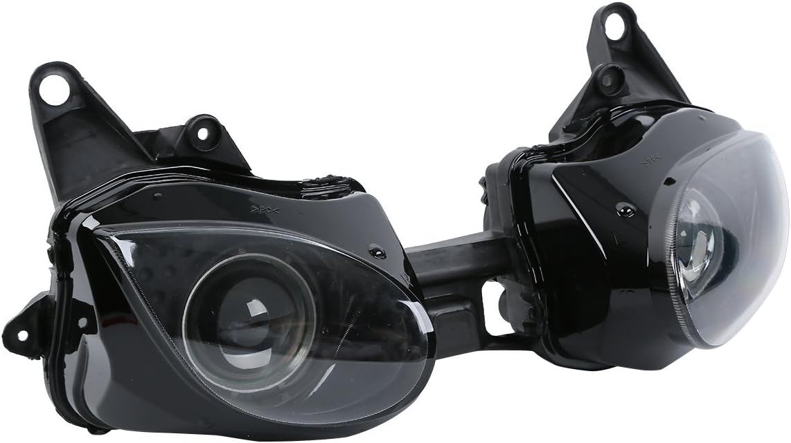 Green-L Front Headlight Light Assembly Fit for Kawasaki Ninja ZX6R 2007-2008