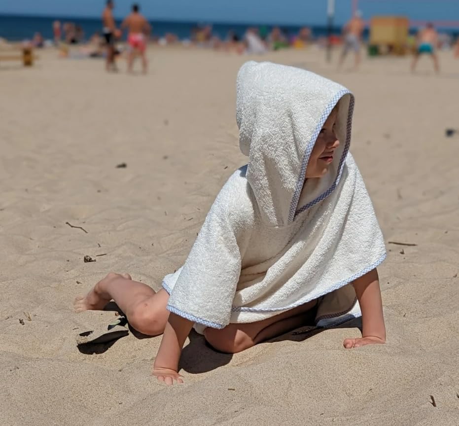 woshilaocai Toddler Swim Coverup Boy Girl Hooded Poncho Kid Baby Swimsuit Cover Up for Beach, Pool, Surf4