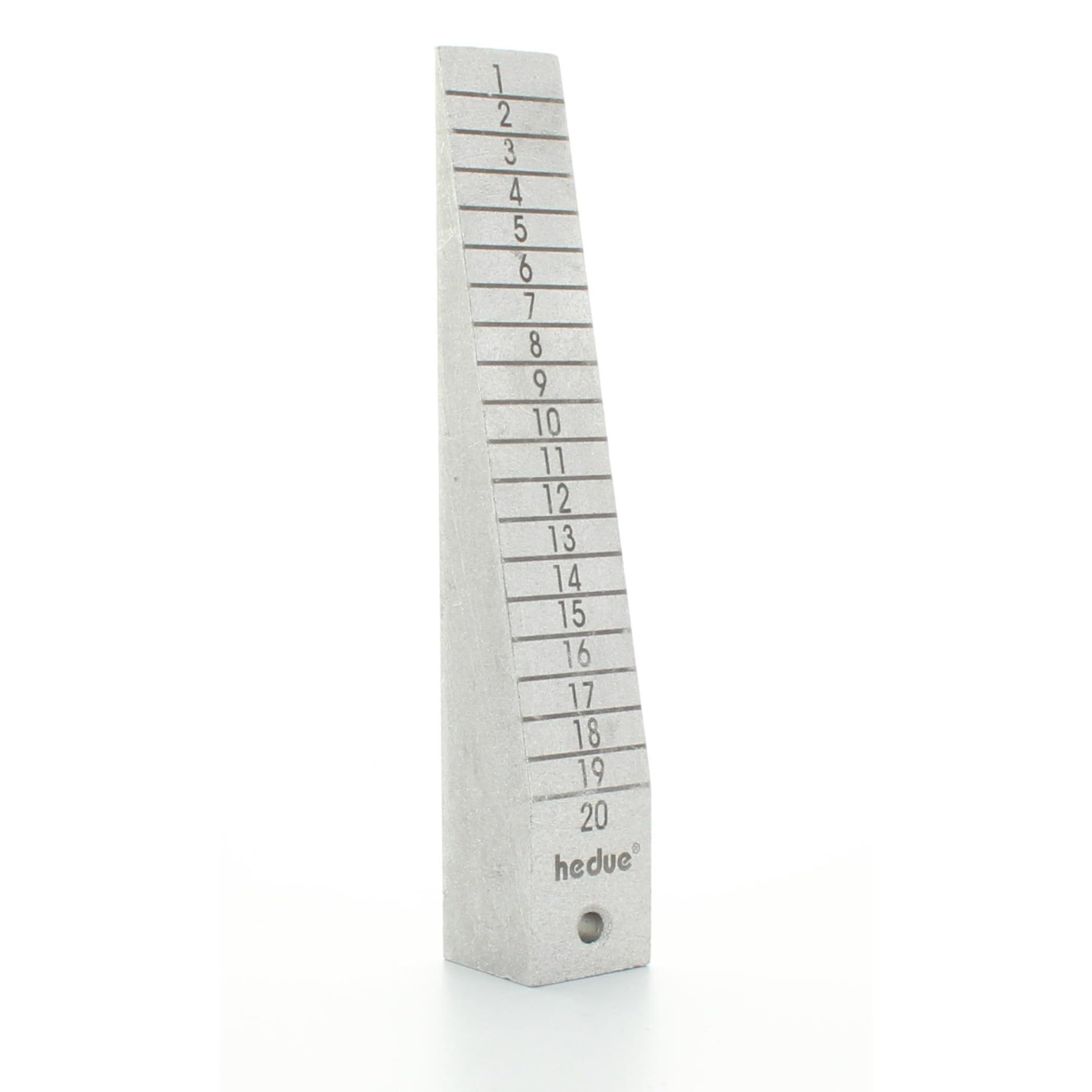 Cale de mesure S600 – cale conique pour inégalités et fentes, plage de mesure 1–20 mm, lecture 1 mm