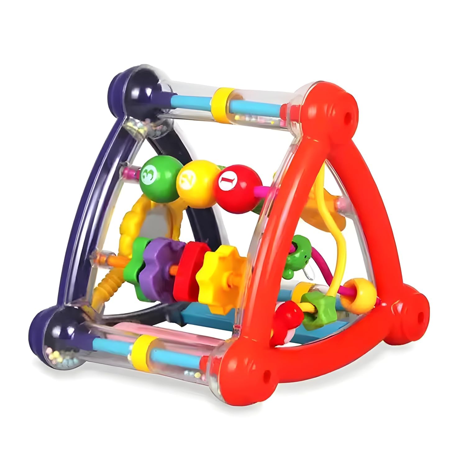 REAVIAN Baby Activity Play Center Triangle Cube, Develop Intelligence Educational Hanging Toys, Newborn Baby Rattle Toy, Fine Motor Skill for Infants Toys for 1 Year Old Great Gift (B0D6YFMDM7) Amazon Price History, Amazon Price Tracker