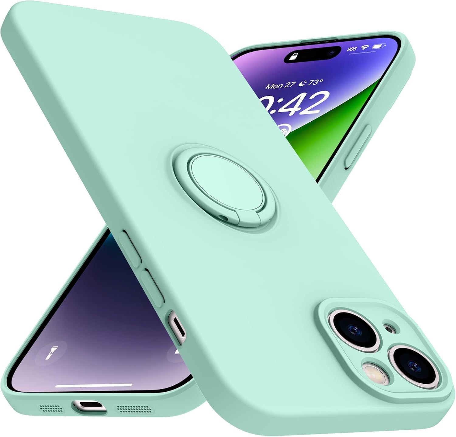 Amazon.co.jp: Gosento For iPhone 16 Pro ケース リング付き