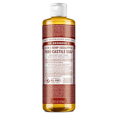 Dr Bronner Jabón líquido de aceite de almendras 16 Eucalyptus