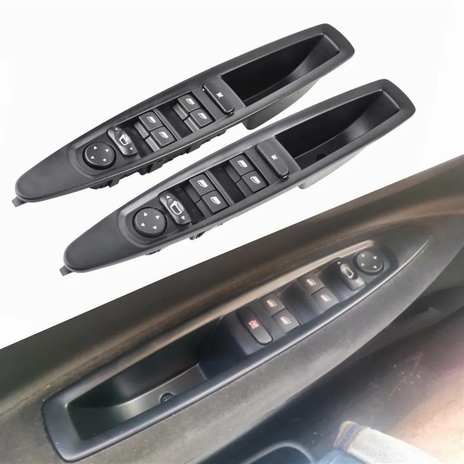 Pulsantiera Alzacristalli Per Citroen C4 2004-2010 - Lato Sinistro Anteriore Con Piega Retrovisore - Foto 9