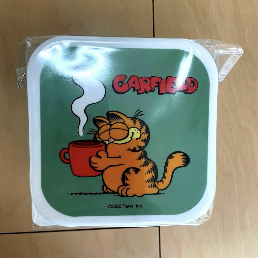 Amazon | ガーフィールド ランチボックス 3つセット | ノーブランド品
