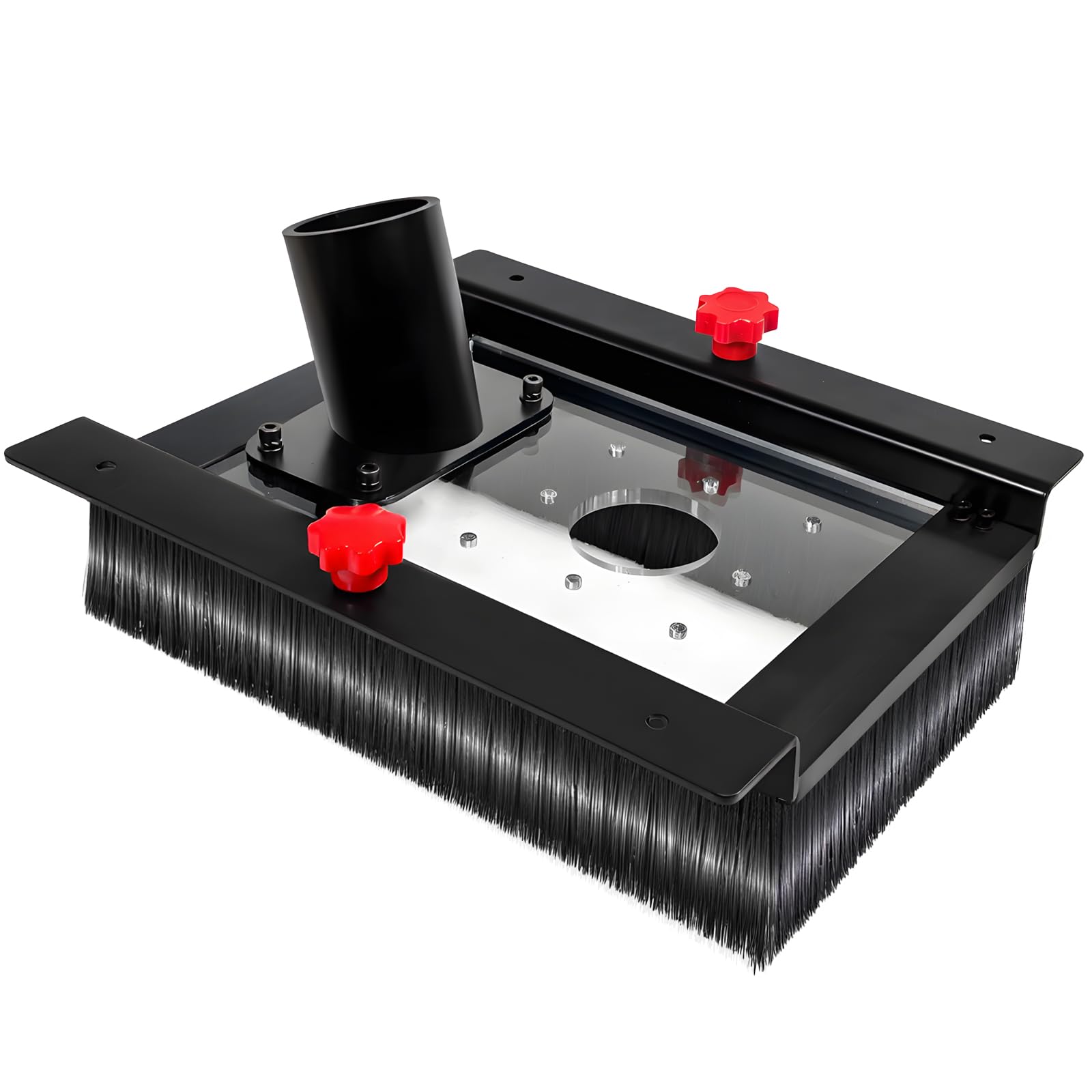 Dust Collection Cover for Slab Flattening Router Slide, Captures 95% of Wood Particles Extension Device for Router Skid, Slab Flattener Accessories