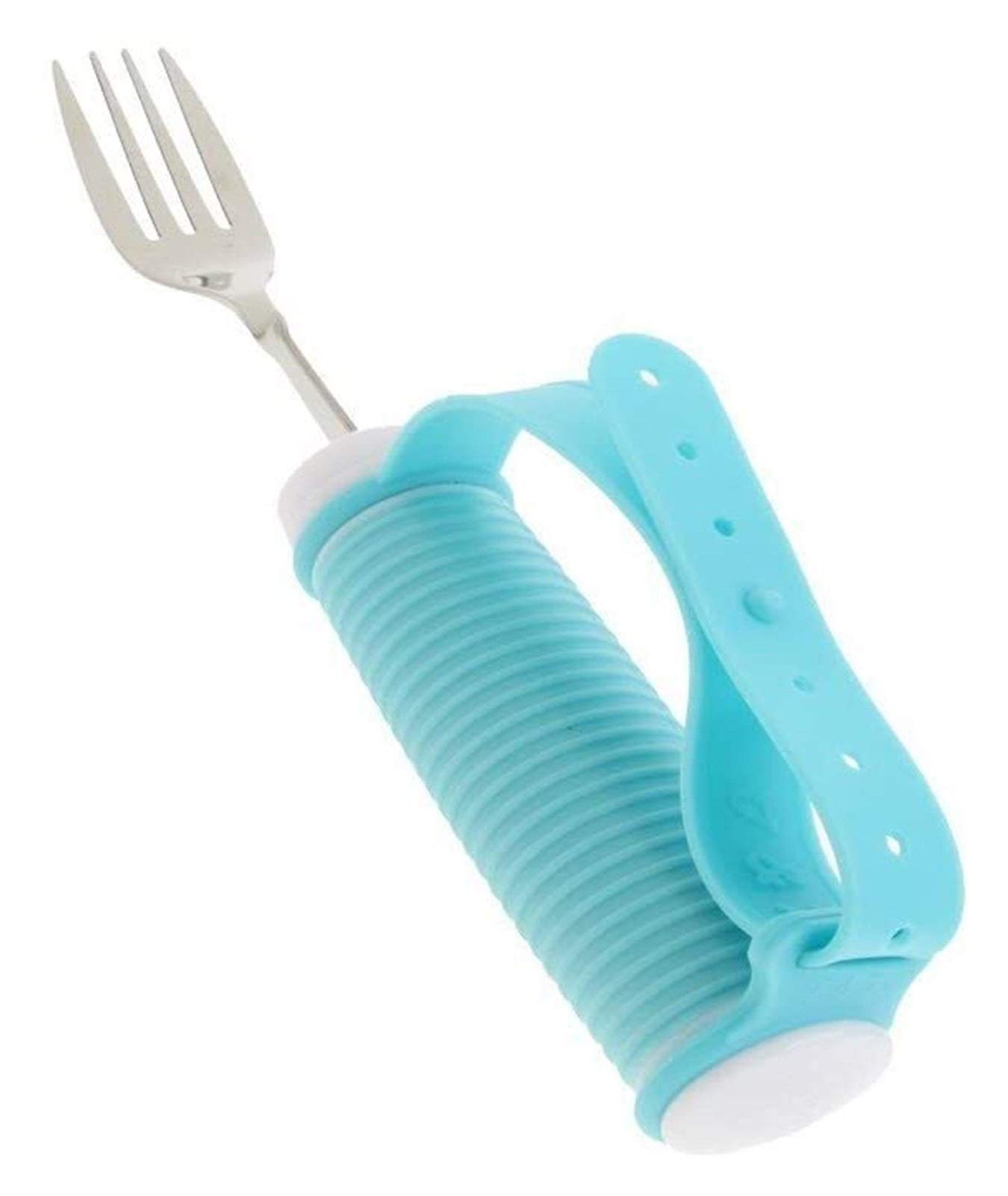 Vajilla Antivibración, Tenedor - Cubiertos Flexibles con Cinturón de Mano - Utensilios Adaptables for Ancianos, Parkinson, Artritis y Discapacidades 1014/793 /534 (Size : Fork)