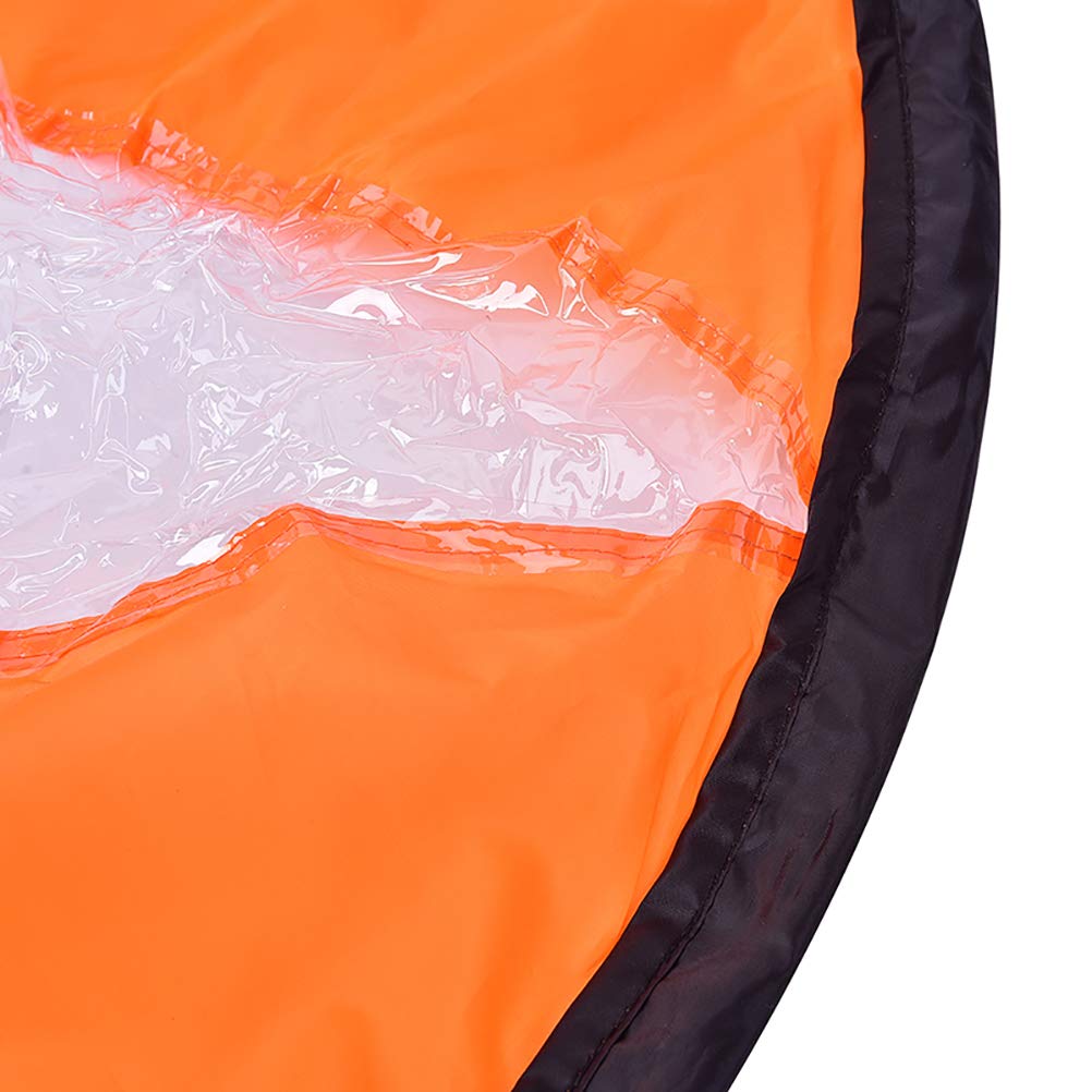 TIANTIAN Kayak Boat Wind Sail Sup Paddle Board Vela Canoa Vela Barche a Canoe WindWindWindow Pieghevole Durevole Downwind Kayak Vela Kit con Finestra Trasparente Surfling per Kayak Barca a Vela Canoa