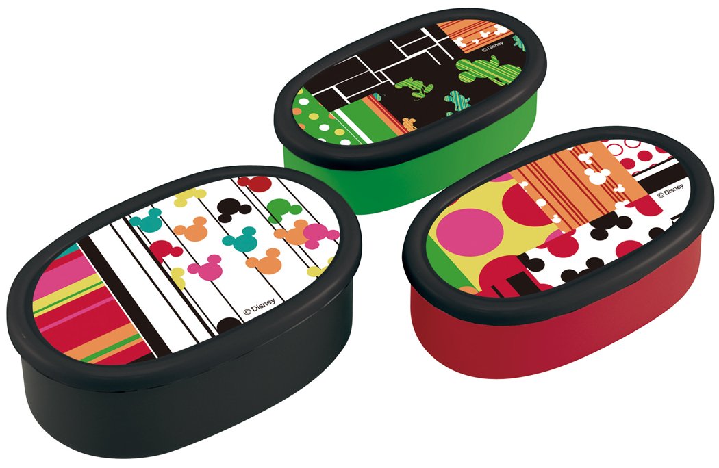 Amazon｜ミッキーマウス(Modern) シール容器3Pセット SRS3S｜弁当箱