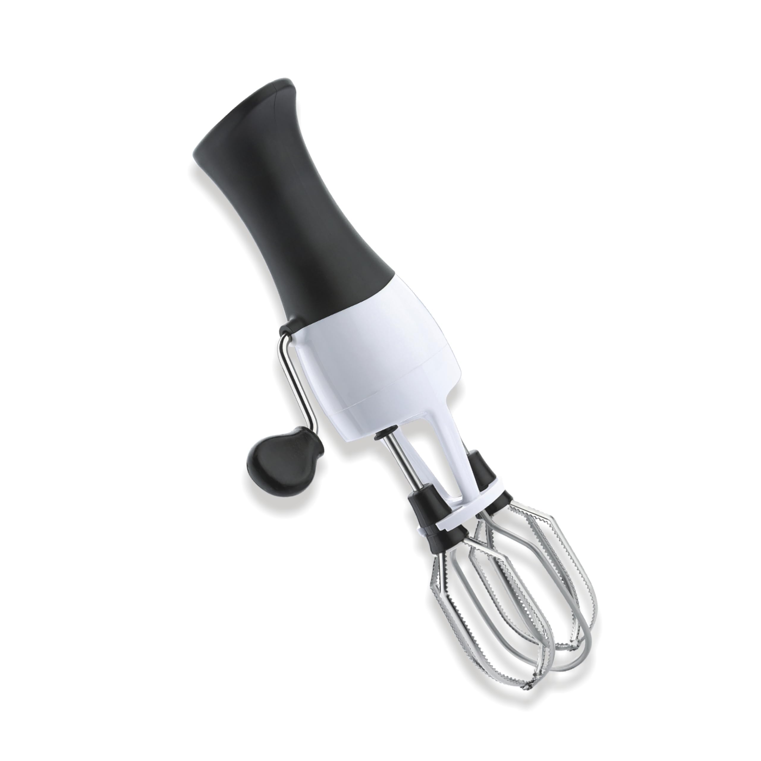 ANSA Manual Stainless Steel Hand Blender & Egg Beater – Non-Electric Whisker for Beating, Blending, Whipping Cream, Coffee, Lassi & Juices – Dual Blade Mixer for Cake & Butter Milk (Pack of 1)-image-11