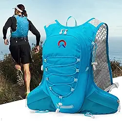 Mochila Colete Corrida Bike Hidratação Squeeze Ciclismo Impermeável Running Trilha Corrida Montanhismo Leve 12L Confortavel