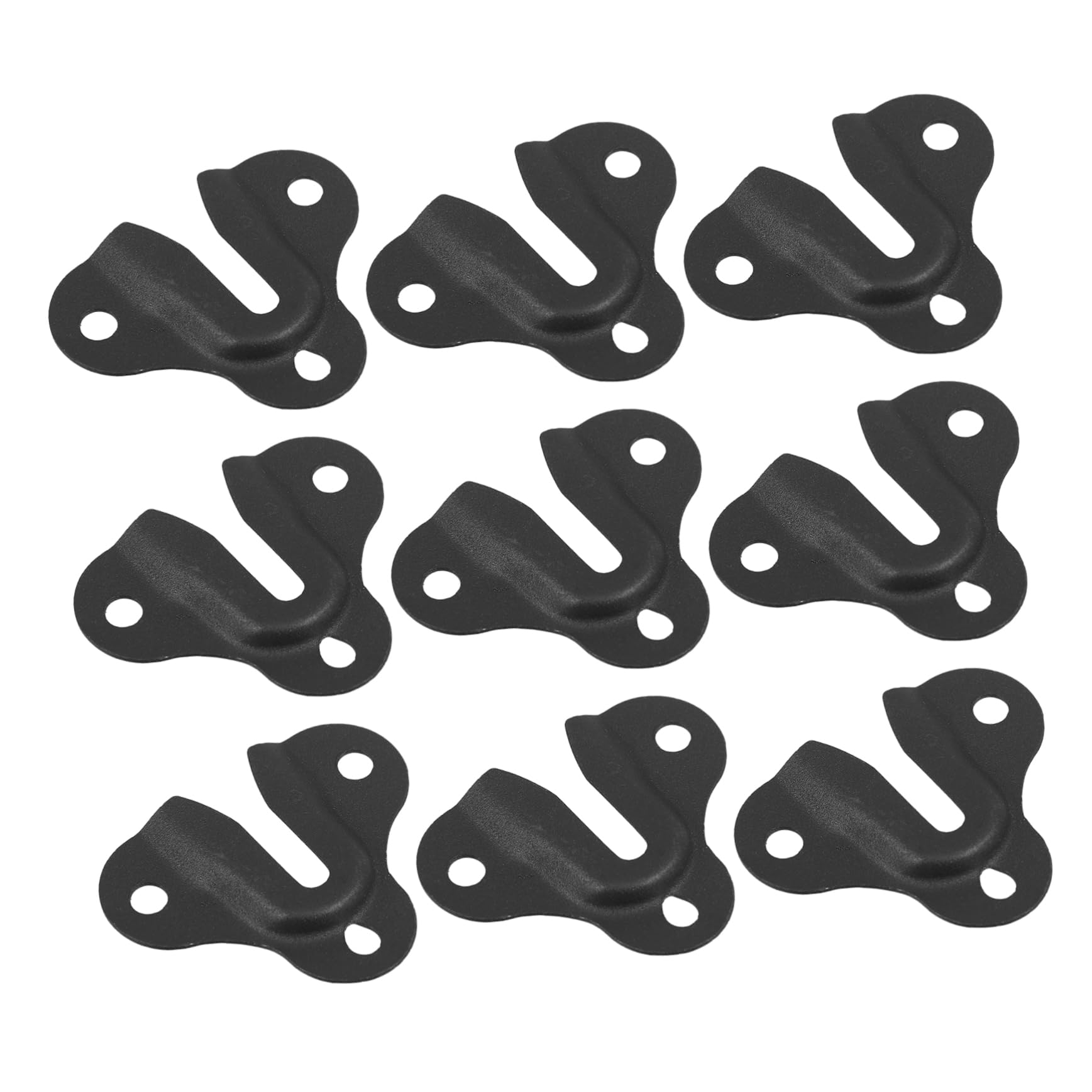 Homoyoyo Easy Install Metal Interlocking Hooks Picture Hanging Bracket Set Sufficient Brackets for Home Office