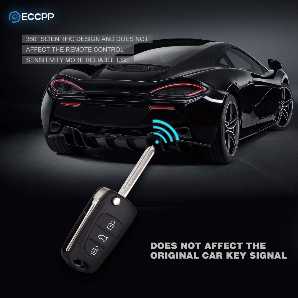 ECCPP Keyless Entry Remote Key Fob Shell Case For Kia Rio/Rondo/Soul/Sportage (2011-2013 Models)