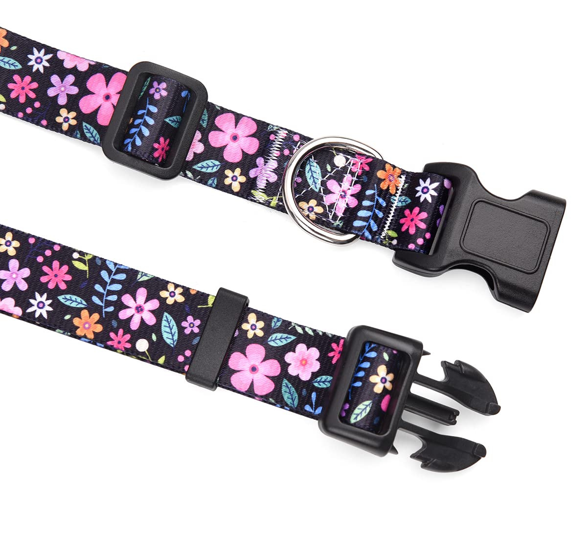 Mihqy Dog Collar and Lead Set including Bohemia Floral Tribal Geometric Patterns - Image 3