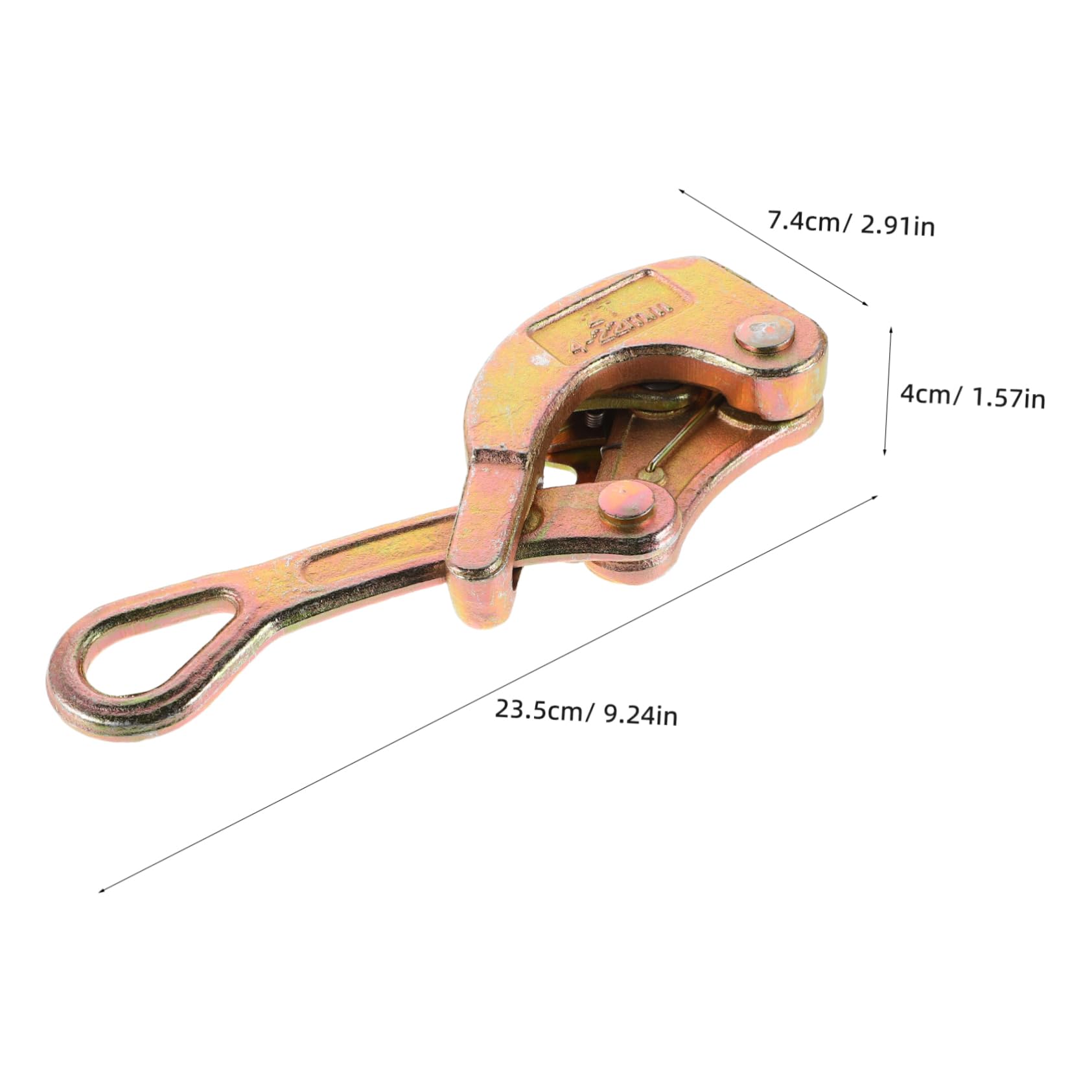 GALPADA Abrazadera de Cuerda para Cables Eléctricos Toneladas Clip de Sujeción Rápido y Práctico para Gestión de Cables Exteriores Compatible con Diferentes