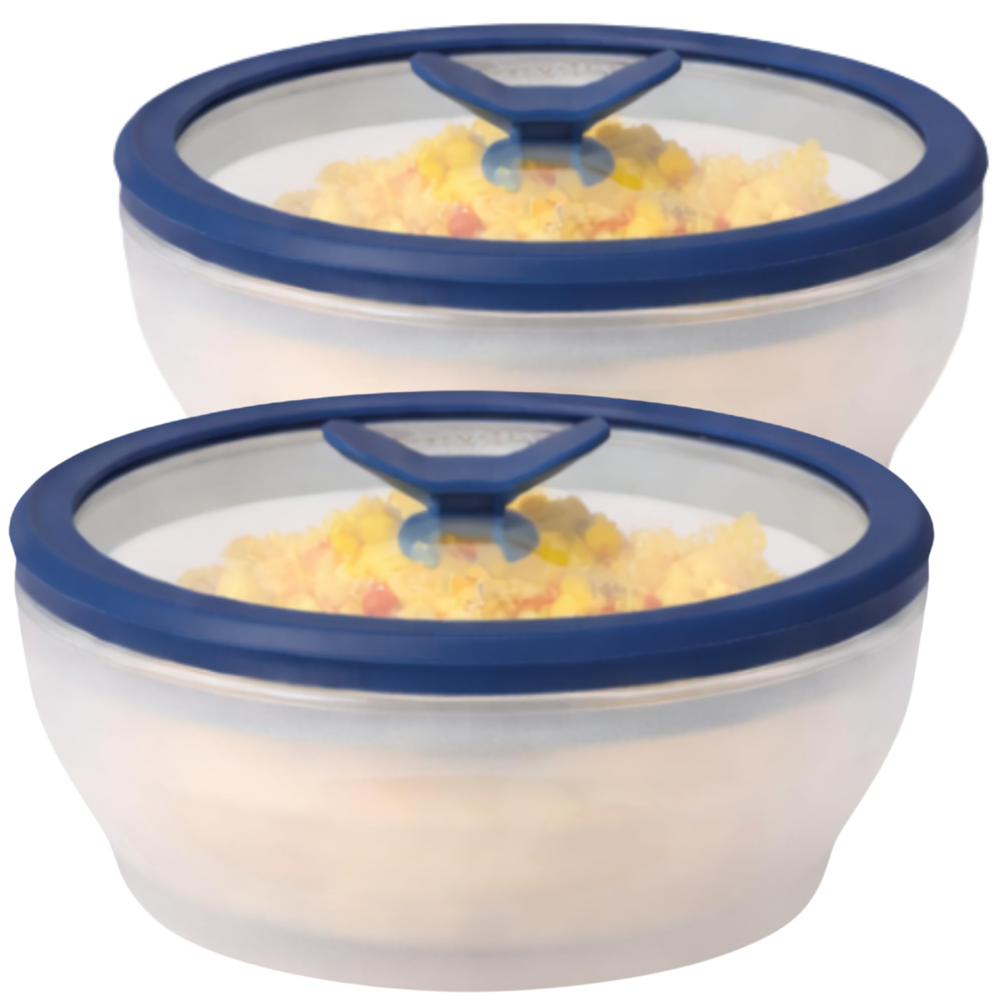 Anyday 2-Pack Glass Microwave Egg Cooker