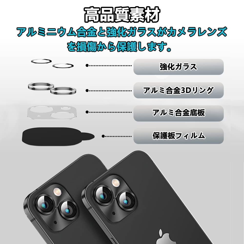 iPhone13 SIMフリー レンズフィルムが強力で外せないがカメラは問題