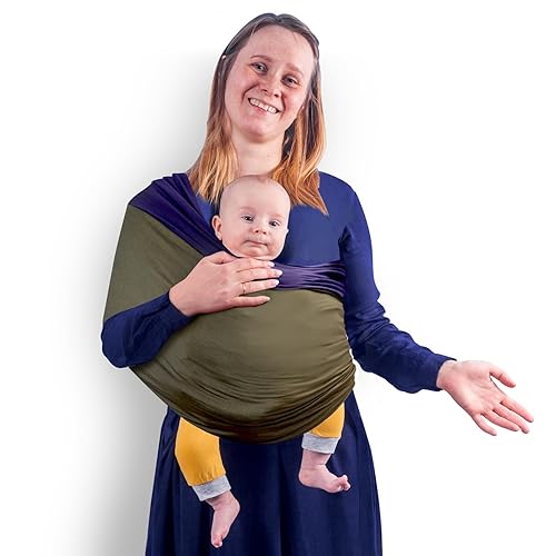 Miniatura 9 de TKKOK Portabebés, portabebés unisex, ligero y ultrasuave, fácil de llevar, perfecto para niños recién nacidos