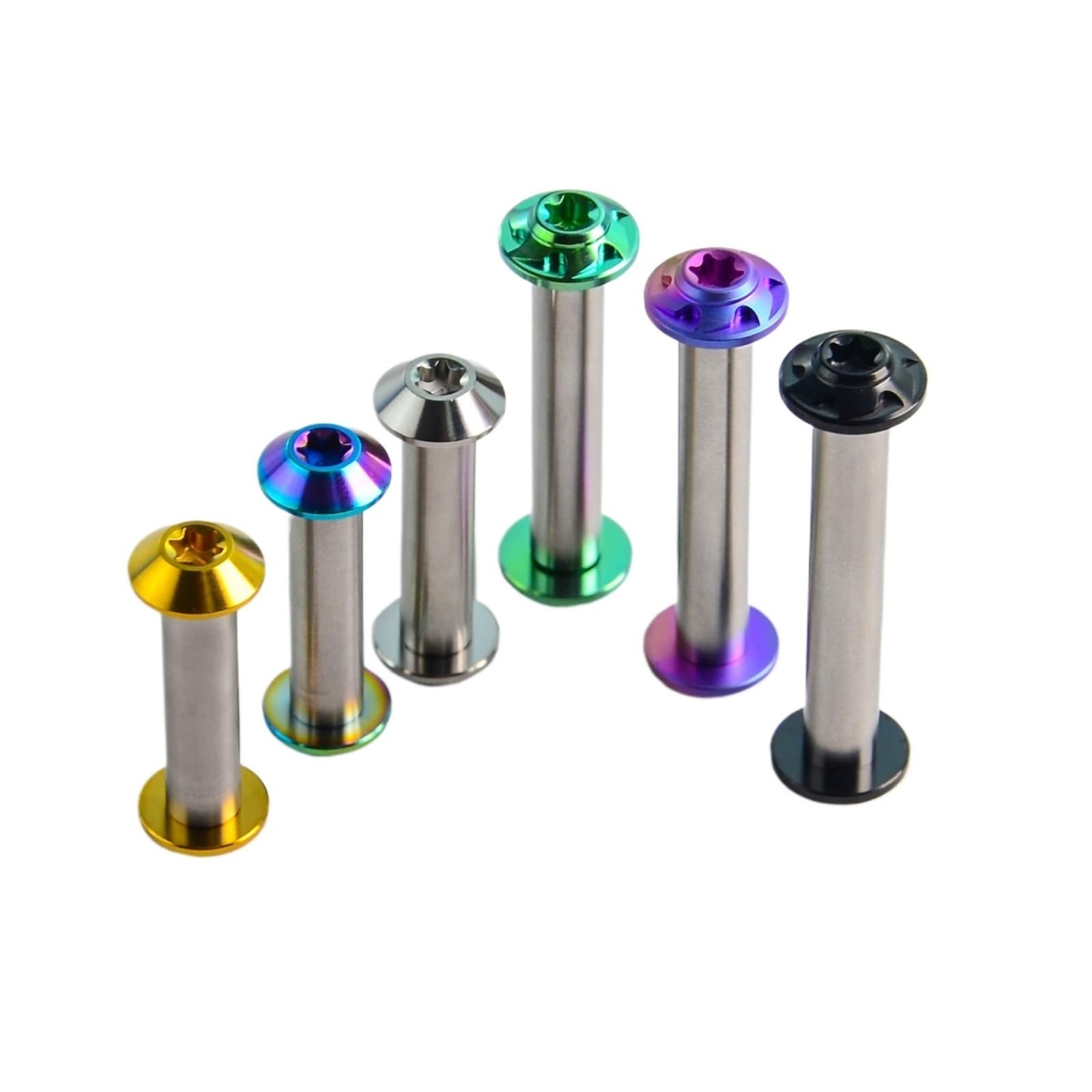 Bulloni in lega di titanio Bulloni e dadi | Ammortizzatore posteriore for mountain bike(Green head15mm,28mm)