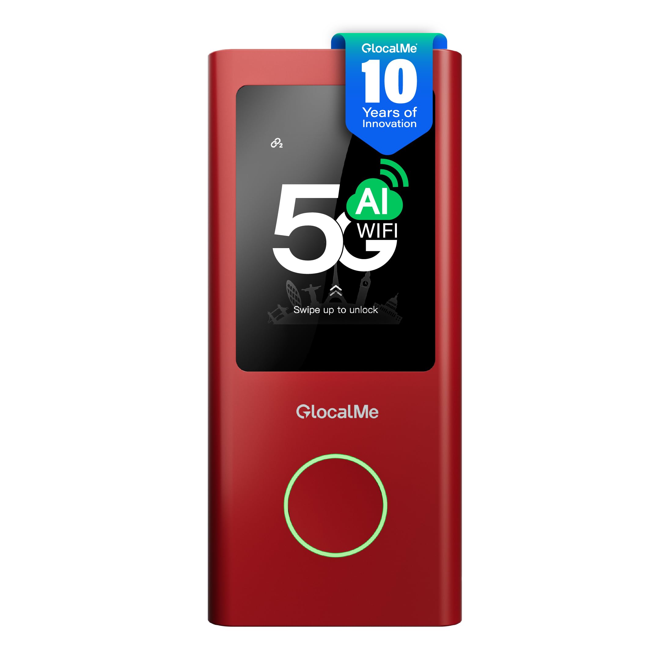 Amazon.com: GlocalMe Red Numen Air 5G Mobile Hotspot, Portable