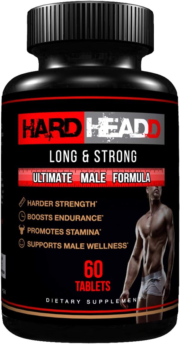 HARD HEADD Supplement for Male Wellness, Boost Your Energy, regain Your Strength, Great for Workout Power : Health & Household