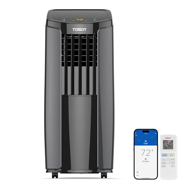 TOSOT 10 200BTU 6 200 BTU SACC Portable Air Conditioner Smart Wifi Control AC Unit with Dehumidifier Fan