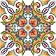 DIAMOND DOTZ 2592674 Original 5D Diamond Painting Set, Portugiesische Fliese, DIY Diamant-Malerei-Kit mit runden Glitzersteinen für Erwachsene und Kinder ab 12 Jahren, Intermediate
