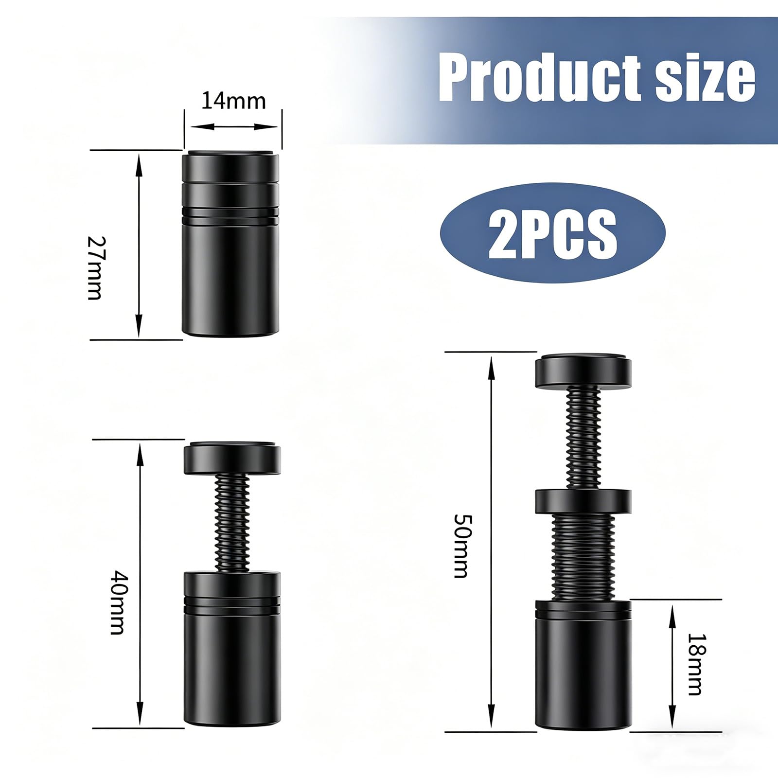 Joycabin 27-50 mm regulowana wysokość podpórka Gpu czarna uchwyt na karty graficzne z magnesem i podkładkami antypoślizgowymi