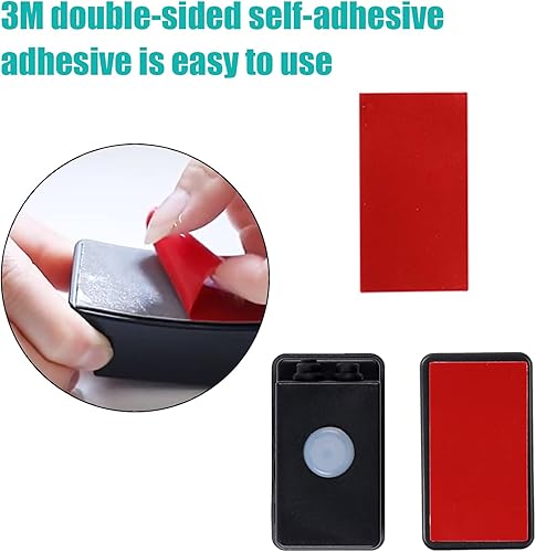 Miniatura 6 de VideoPUP Kit de luces para casco de motocicleta, luz LED impermeable de 3 modos, luz nocturna para casco de motocicleta, bicicleta, color rojo