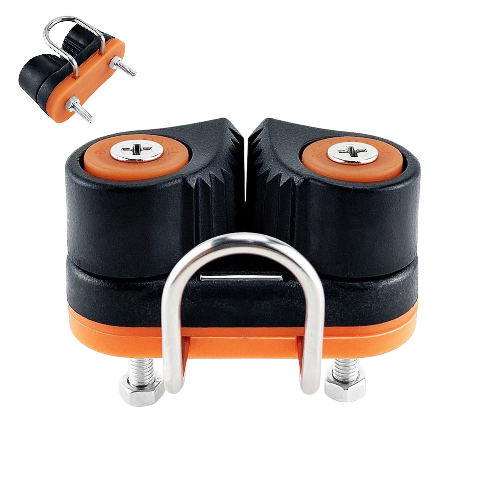 Rope Clamps - Adjustable Nylon Automatic Fastener - Cam Cleat Cable Clamp for Kayak,for Kayak Fitness Equipment Pilate Bed Canoe Marine Outdoor Indoor Gym