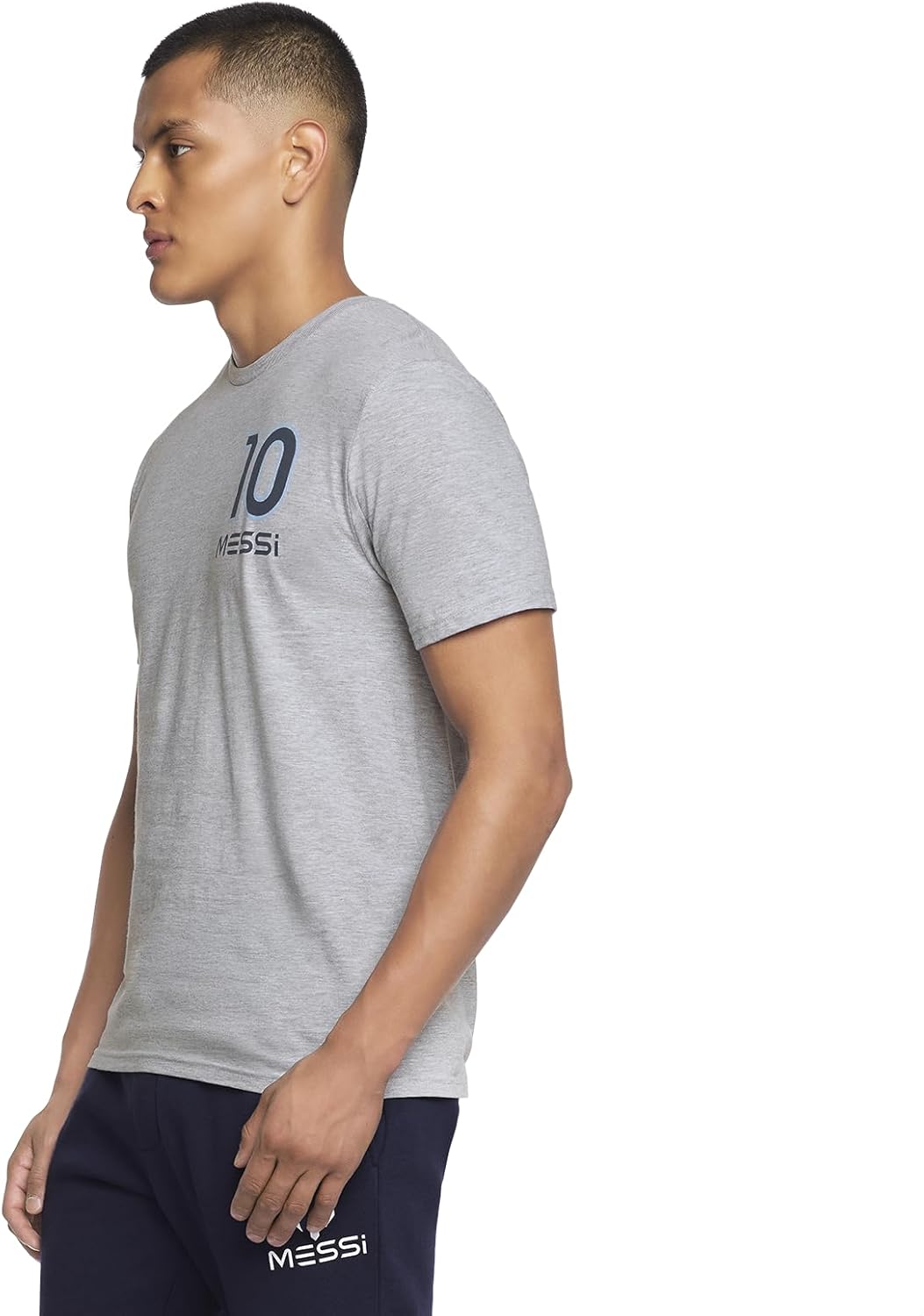 Messi mens Worldwide Legend Tee, Lifestyle Short Sleeve T-shirt, Standard Fit With Graphic - Image 3