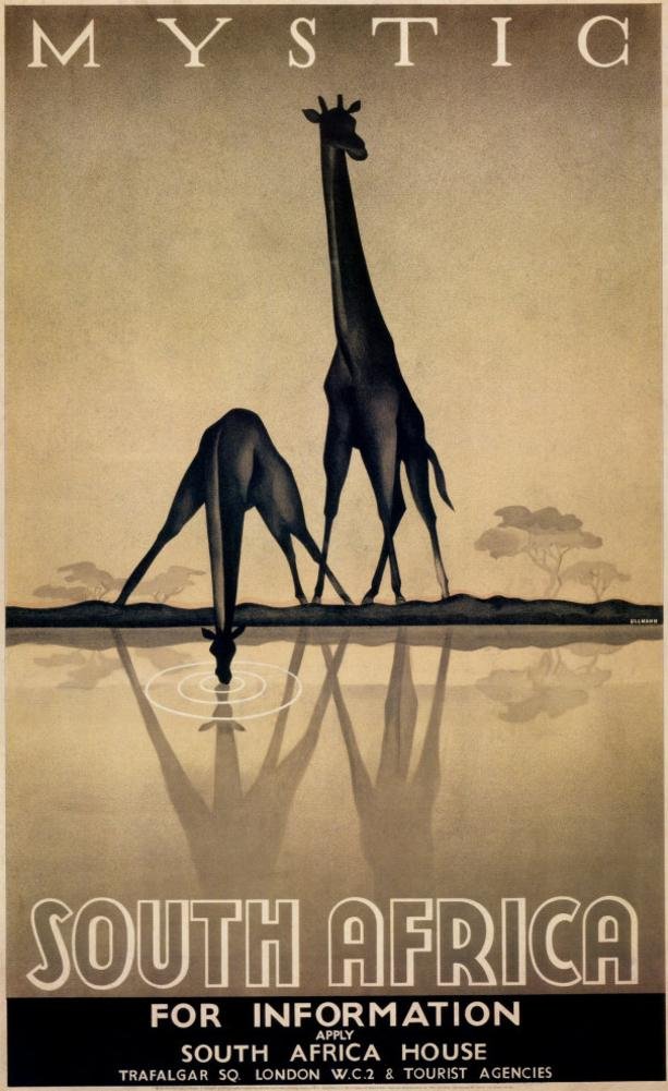 Amazon.com: (22x36) Ullman Mystic South Africa Vintage Art Print