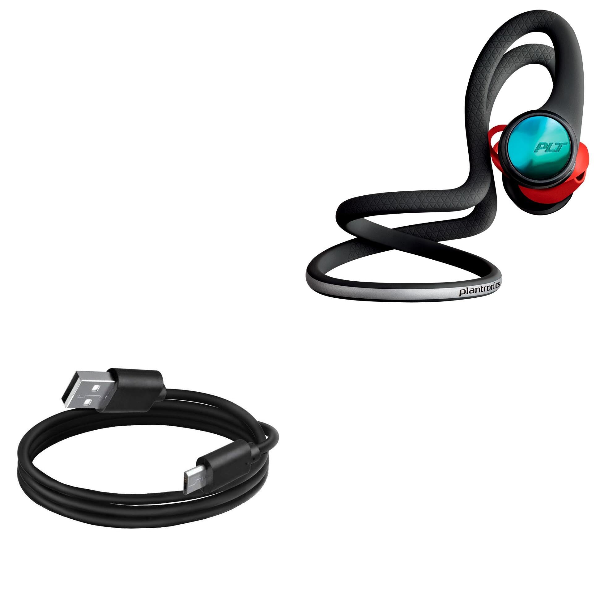 BoxWave Cable Compatible with Plantronics BackBeat Fit 2100 - DirectSync Cable, Durable Charge and Sync