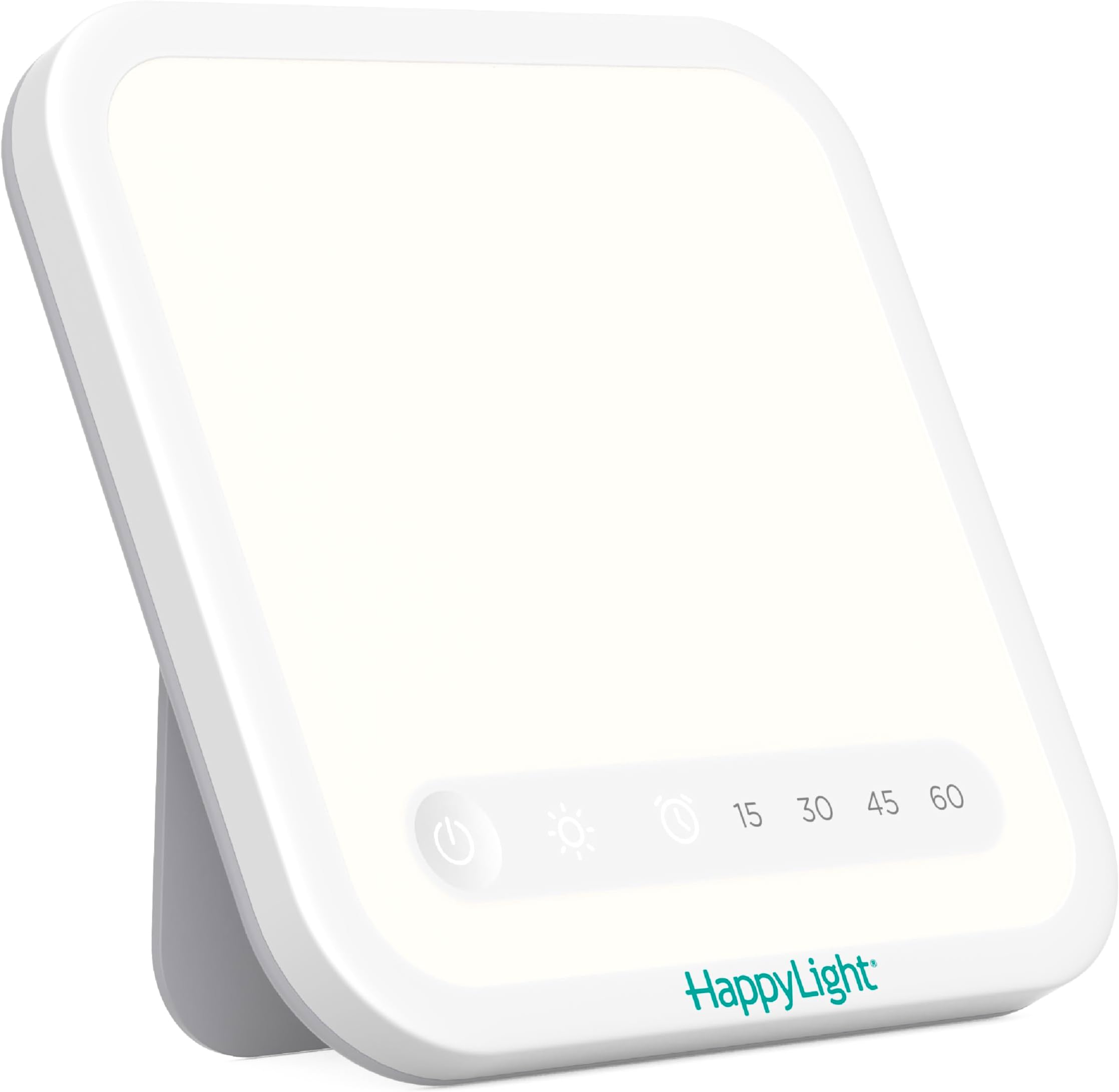 Verilux HappyLight Mini Portable Compact Light Therapy Lamp with 10,000 Lux, UV Free, LED Light with Adjustable Brightness, Improve Mood, Improve Sleep and Focus,