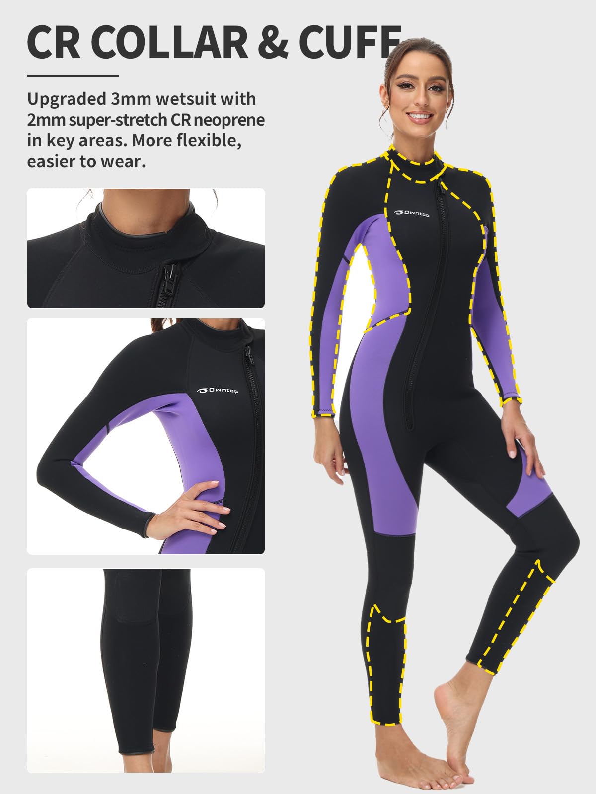 maria MOCK NECK ロンスプ 3mm ウェットスーツ