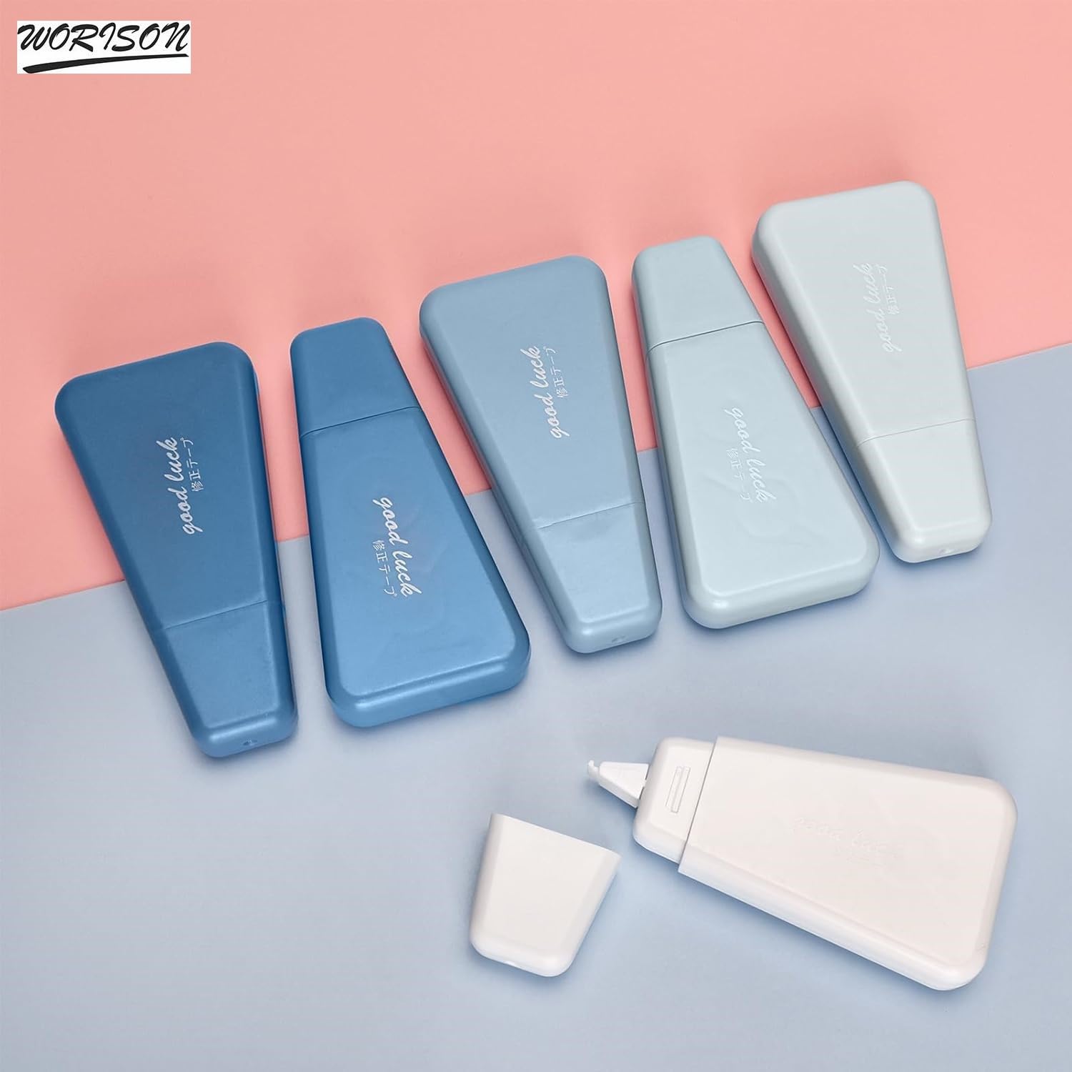 Pastel Blue Correction Tape - Instant Fixes! -6 Pastel Blue Correction Tape - Instant Fixes! -6