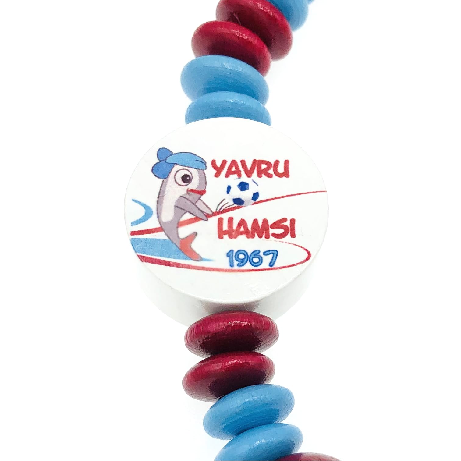 Set Nuckelkette + Kinderwagenkette mit Namen " für TRABZONSPOR Fan - YAVRU HAMSI " Skybalu Bordeauxrot/Baby/Unisex/Personalisiert/HANDMADE