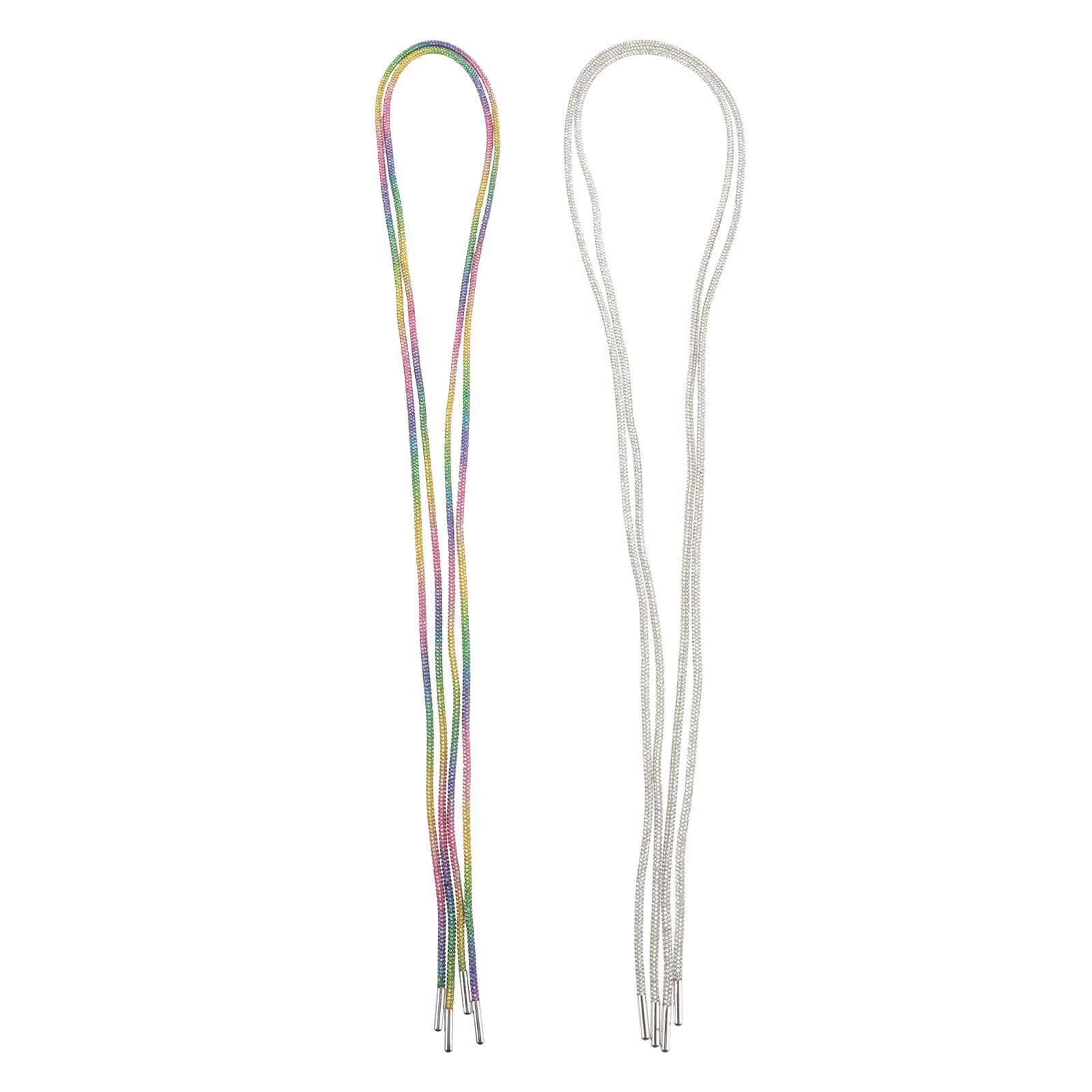 Lacci per 2 Paia 100 Cm Scarpe e Riflettenti Facili da Usare Resistenti Colore Chiaro Scarpe Casual e Canvas